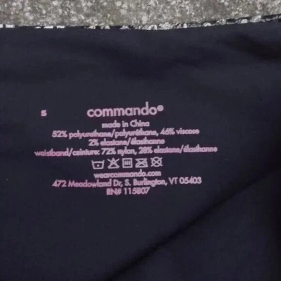 Commando Faux Leather Snakeskin Leggings High Rise Sculpt Fit Size S NWOT - Picture 3 of 6